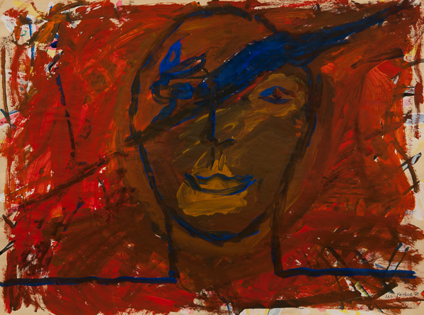 Cat.0907, Kopf und Hase, 1980