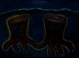 Cat.0816, Zwei entwuzelte, 1987