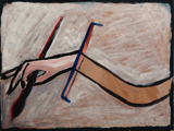Cat.0902, Hand und Pinsel, 1979
