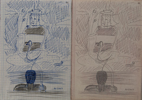 Cat.1205, Antibes, 1990