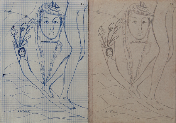 Cat.1209, Antibes, 1990