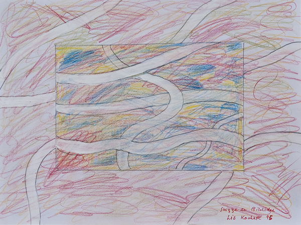 0085, Skizze zu Bildidee, 1995
