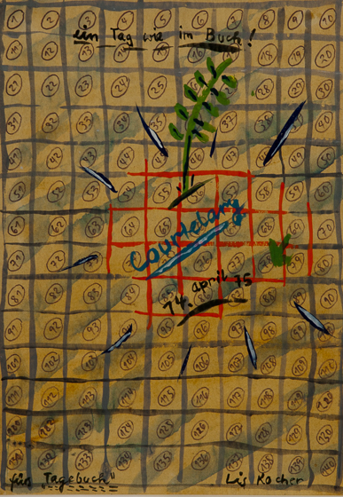 Cat.0871, Tagebuchblatt , 1975