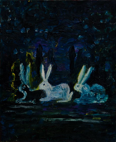 Lis Kocher: 0286 (Sold-Private collection), Lapins, 1986, H.35 x 29 cm. © Paccart Photography