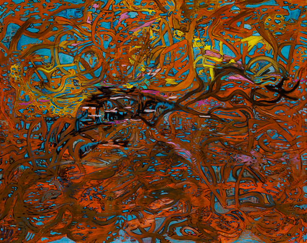 Lis Kocher: 0318 (*), Untitled, 1996, H.135 x 170 cm. © Paccart Photography