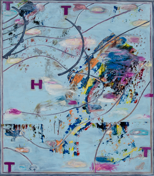 Lis Kocher: 0324 (*), Méteo, 1991, H.114 x 100 cm. © Paccart Photography