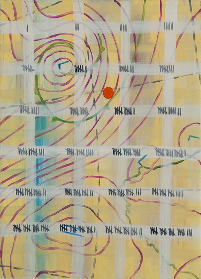 Lis Kocher: 0376 (*), Méteo, 1993, H.62 x 45 cm. © Paccart Photography