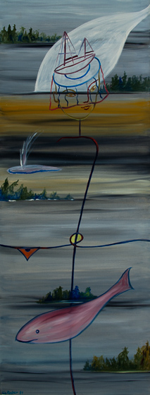 Lis Kocher: 0385 (*), Ex-voto, 1989, H.135 x 51 cm. © Paccart Photography