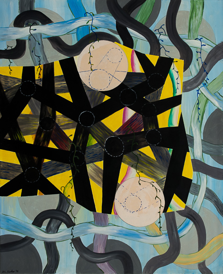 Lis Kocher: 0402 (*), Untitled, 1998, H.135 x 110 cm. © Paccart Photography