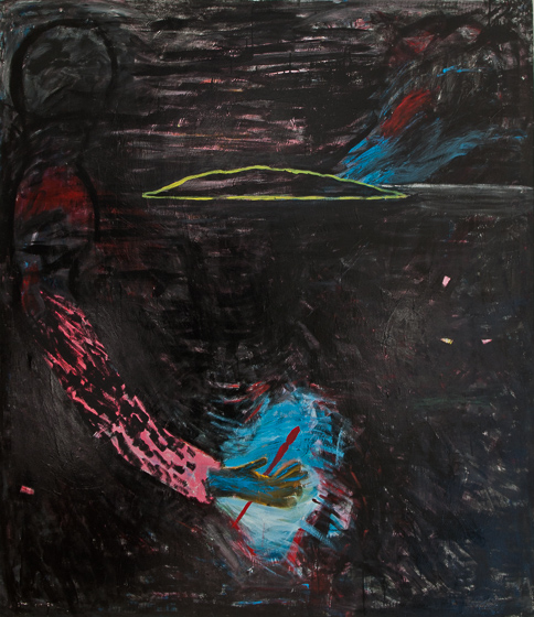 Lis Kocher: 0608 (*), Untitled, 1986, H.160 x 185 cm. © Paccart Photography