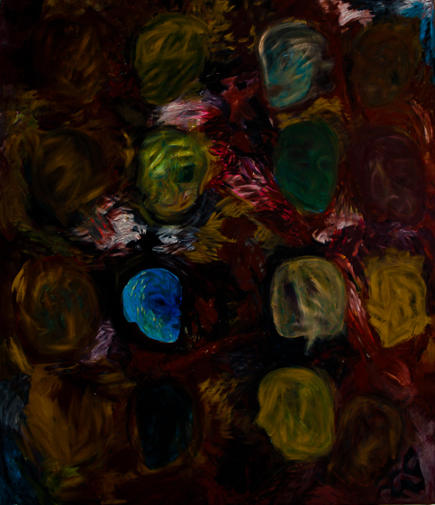 Lis Kocher: 0618 (*), Untitled, 1987, H.185 x 160 cm. © Paccart Photography