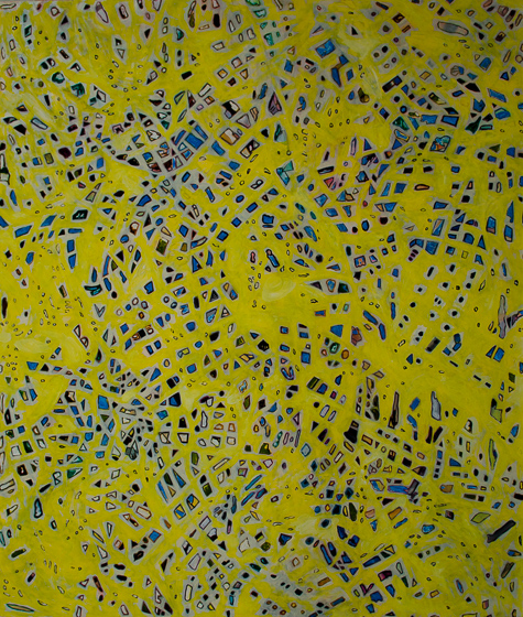 Lis Kocher: 0628 (*), Untitled, 1998, H.200 x 170 cm. © Paccart Photography