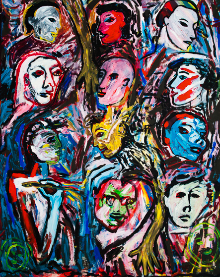 Lis Kocher: 0631 (*), Untitled, 1987, H.190 x 150 cm. © Paccart Photography