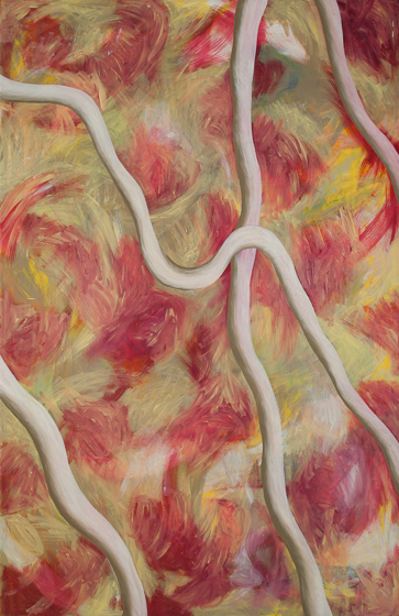 Lis Kocher: 0636 (*), Untitled, 1996, H.240 x 155 cm. © Paccart Photography