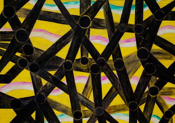 Lis Kocher: 0637 (*), Untitled, 1992, H.120 x 170 cm. © Paccart Photography