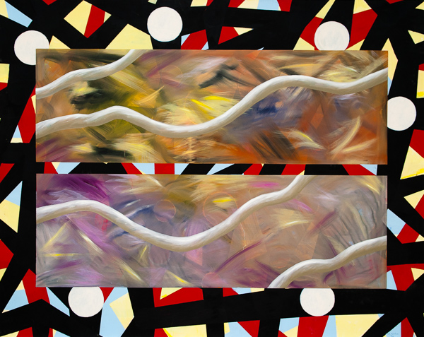 Lis Kocher: 0640 (*), Untitled, 1997, H.135 x 170 cm. © Paccart Photography