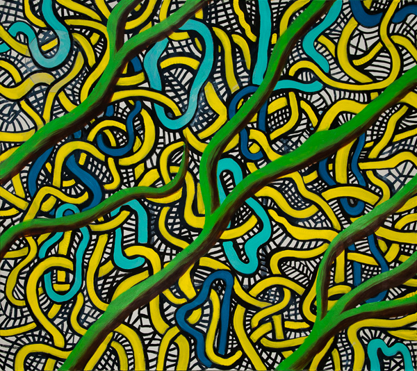 Lis Kocher: 0647 (*), Untitled, 1998, H.120 x 135 cm. © Paccart Photography