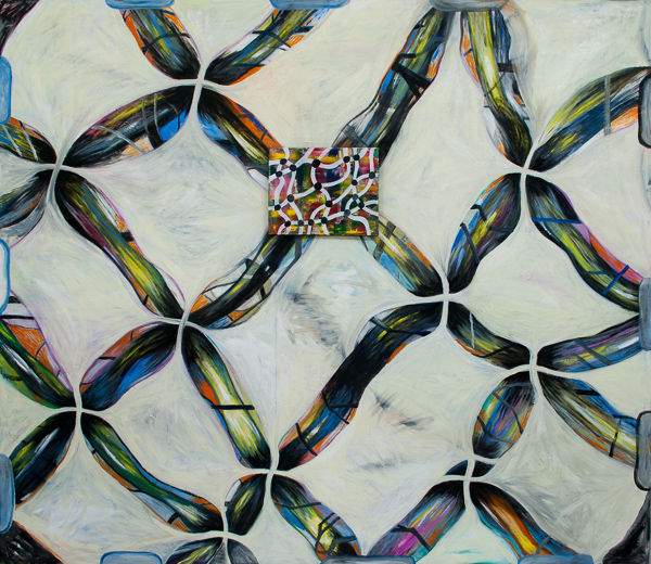 Lis Kocher: 1134 (*), Metamorphose B, 2011, H.160 x 185 cm. © Paccart Photography