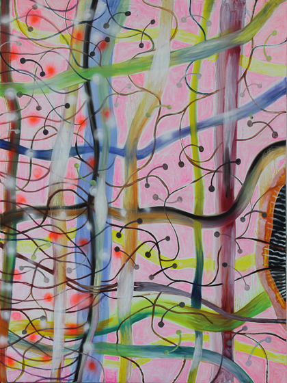 Lis Kocher: 1296 (*), Untitled, 2014, H.200 x 150 cm. © Jeanne Chevalier