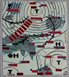 Lis Kocher: 0368 (*), Méteo, 1992, H.114 x 101 cm. © Paccart Photography