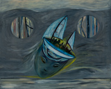 Lis Kocher: 0381 (*), Ex-voto, 1990, H.50 x 90 cm. © Paccart Photography