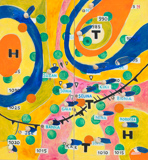 Lis Kocher: 0388 (Sold-Private collection), Méteo, 1993, H.270 x 124 cm. © Paccart Photography