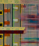 Lis Kocher: 0604 (*), Untitled, 2001, H.160 x 185 cm. © Paccart Photography