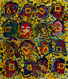 Lis Kocher: 0617 (*), Enfants, 1987, H.185 x 160 cm. © Paccart Photography